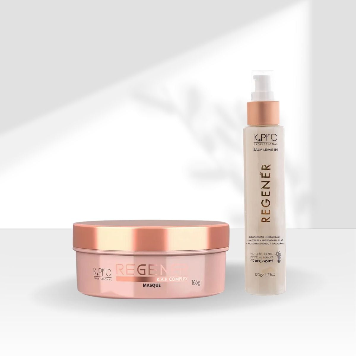 Kit K.Pro Regenér Máscara Capilar 165 g + Leave-In 120 g