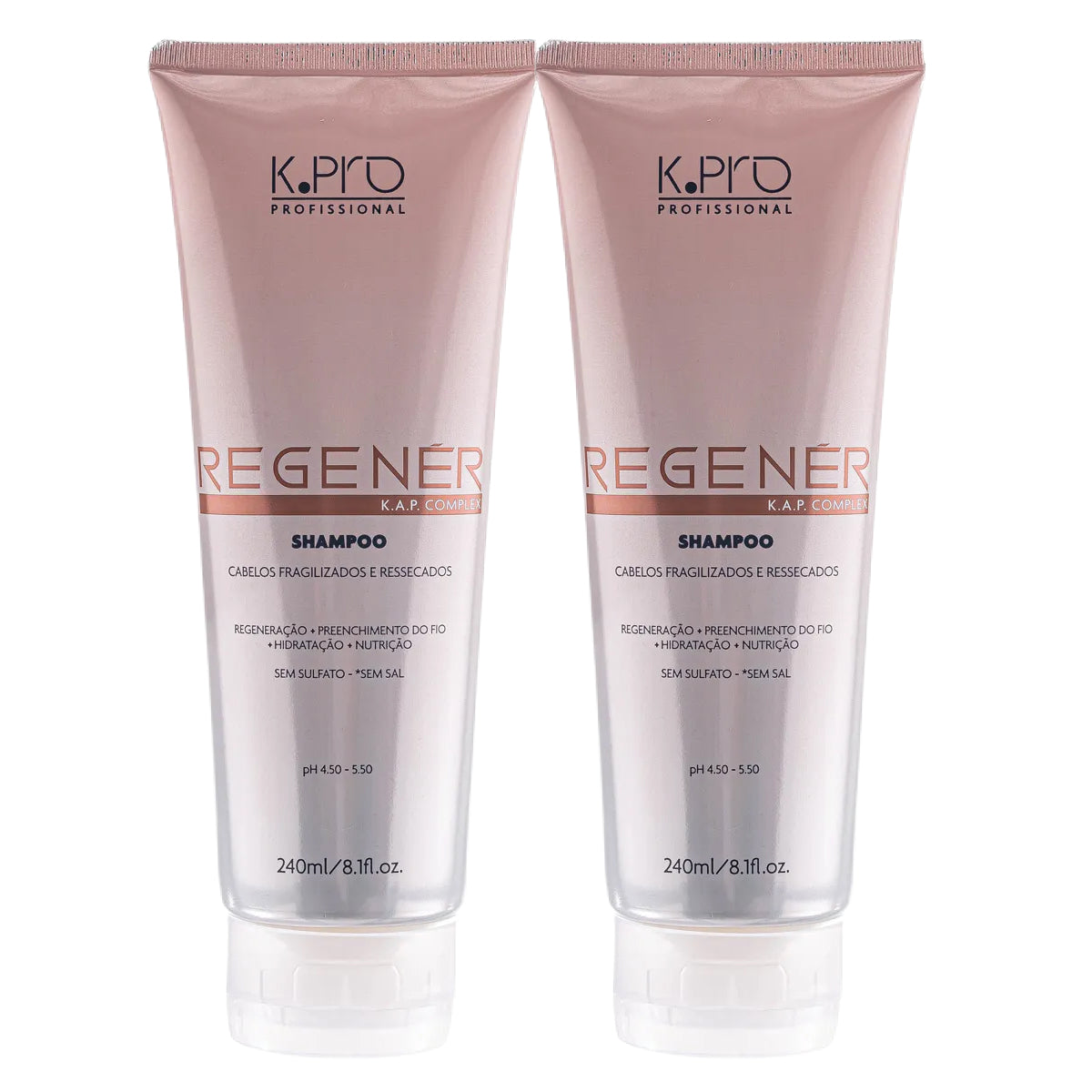 Kit K.Pro Regenér 2 Shampoos 240 ml
