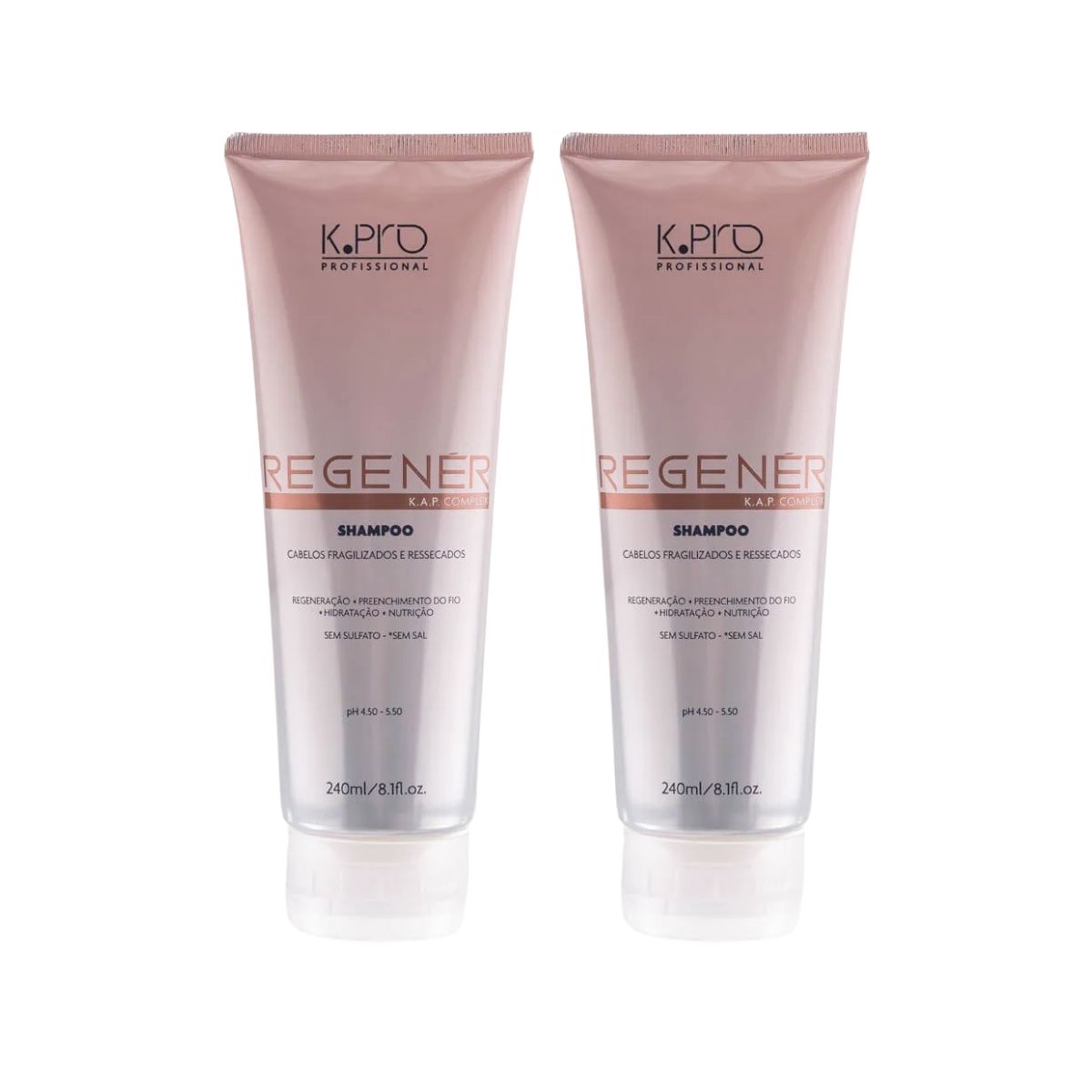 Kit K.Pro Regenér 2 Shampoos 240 ml