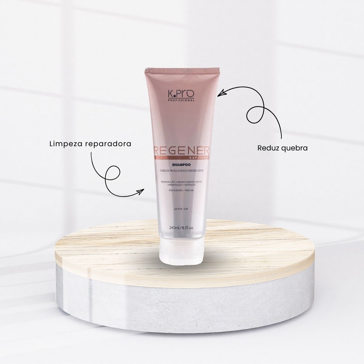 Kit K.Pro Regenér 2 Shampoos 240 ml