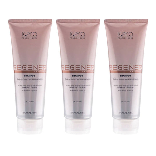Kit K.Pro Regenér 3 Shampoos 240 ml