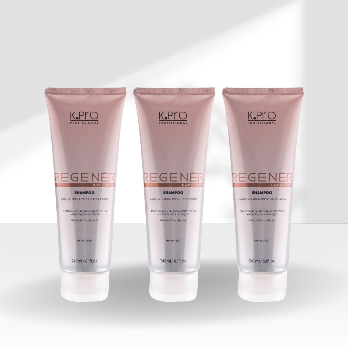 Kit K.Pro Regenér 3 Shampoos 240 ml