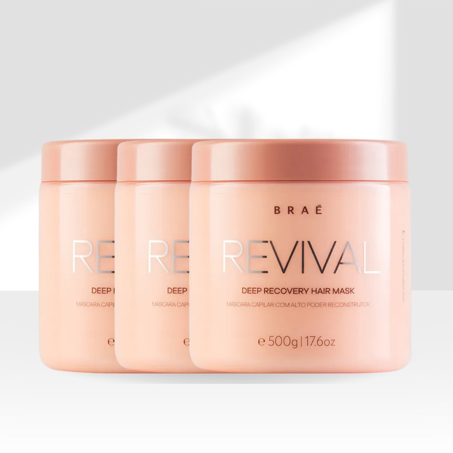 Kit Braé Revival 3 Máscara de Reconstrução 500 g
