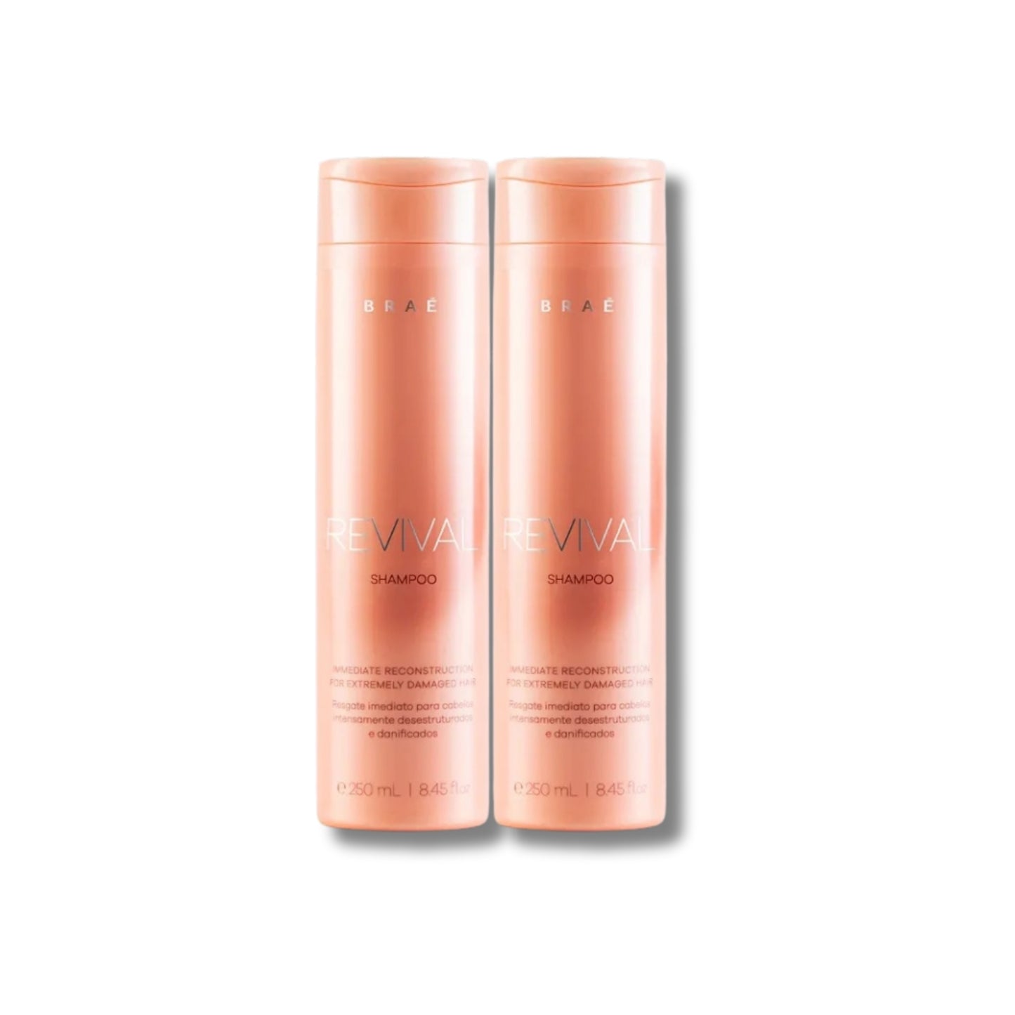 Kit Braé Revival 2 Shampoo Reconstrutor 250 ml
