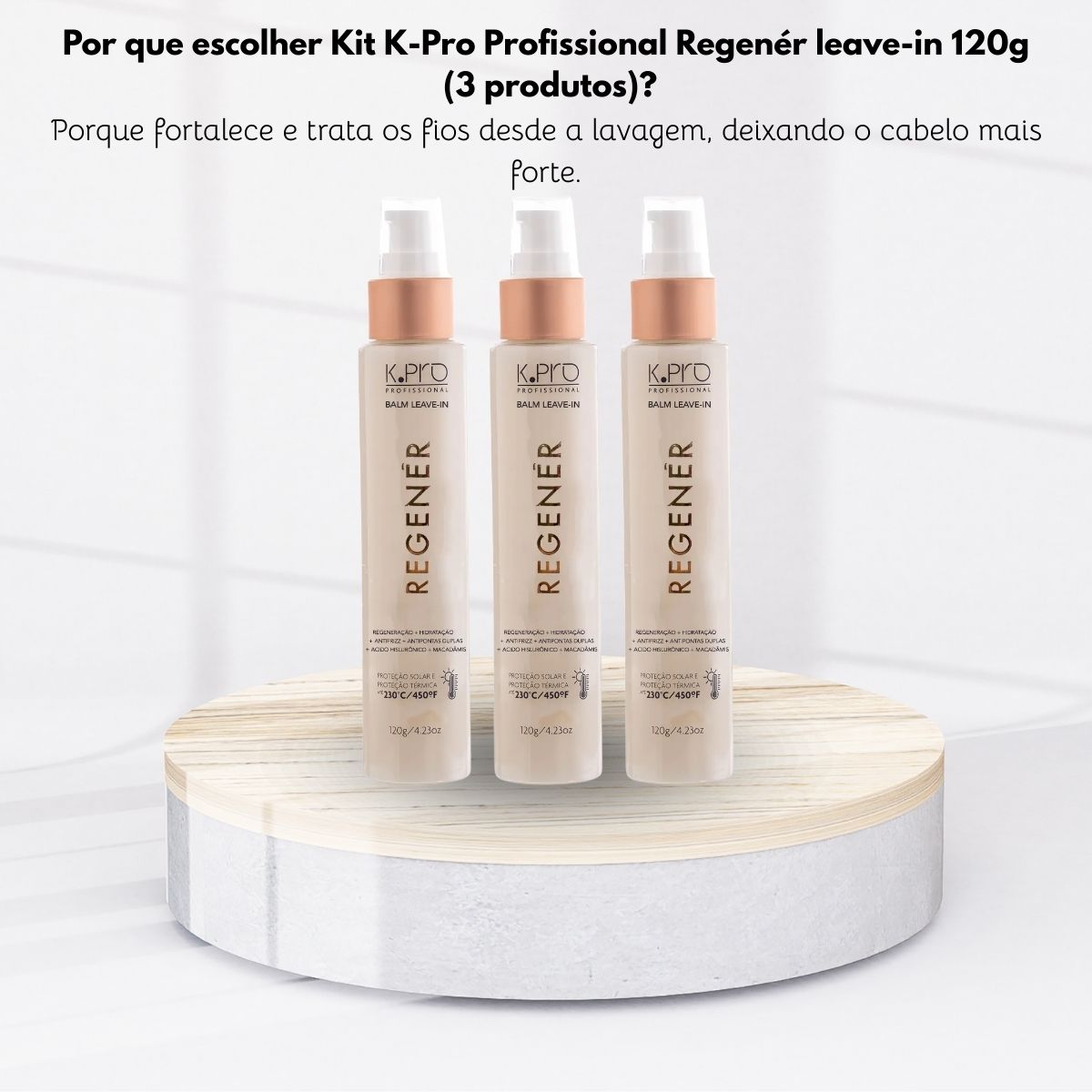 Kit K.Pro Regenér 3 Balm Leave-In 120 g