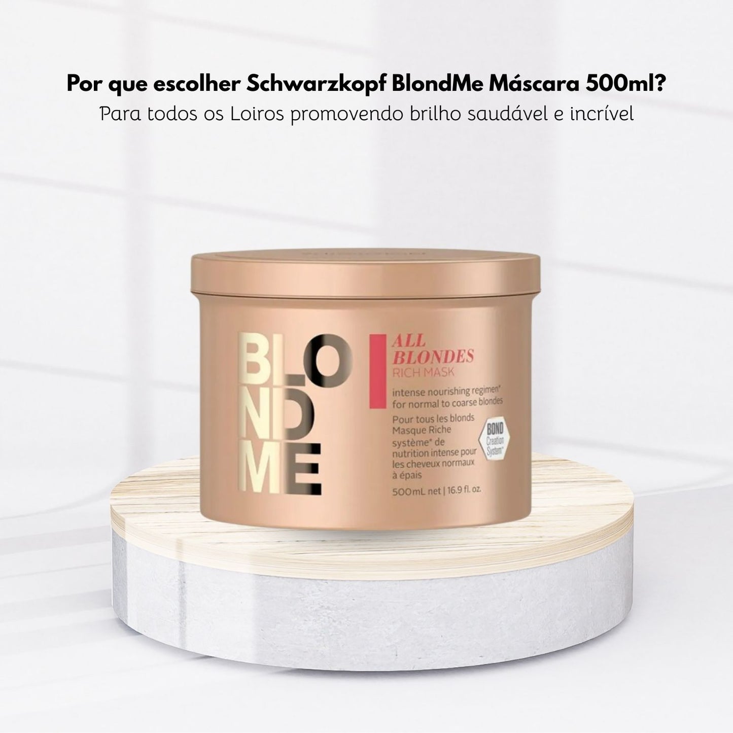 Máscara Schwarzkopf BlondMe 500 ml