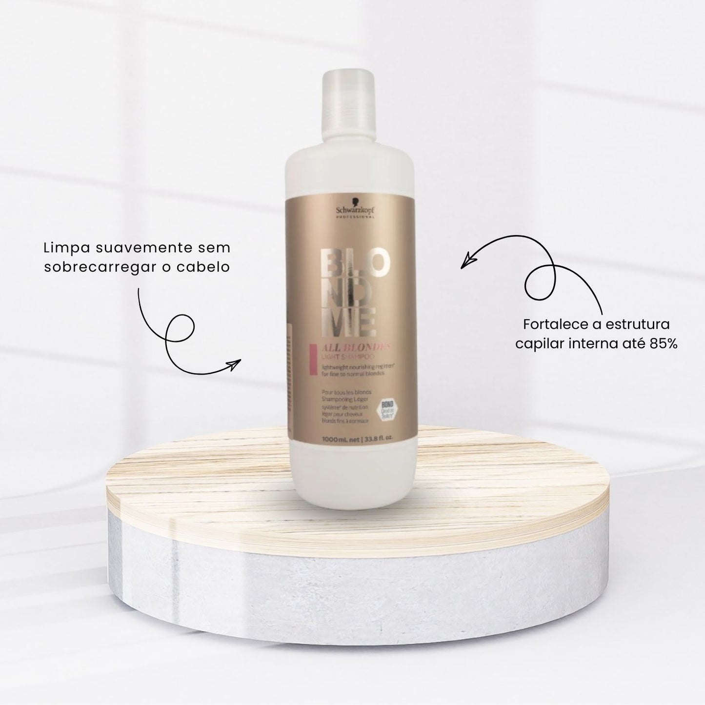 Shampoo Schwarzkopf BlondMe Light 1 Litro