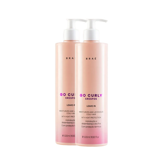 Kit Braé Go Curly Crespos 2 Leave-in 500 ml