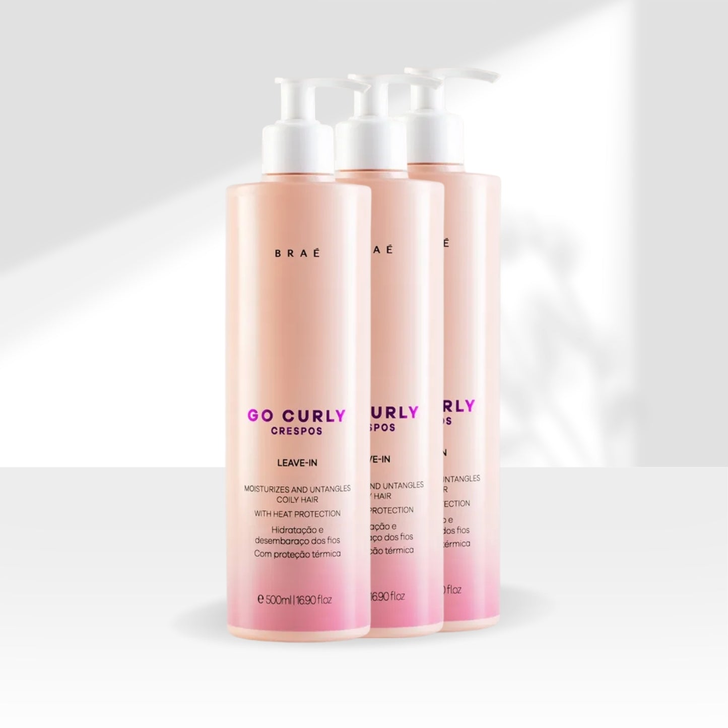 Kit Braé Go Curly Crespos 3 Leave-in 500 ml