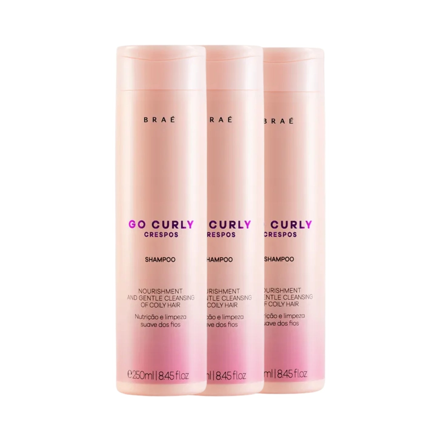Kit Braé Go Curly Crespos 3 Shampoo 250 ml