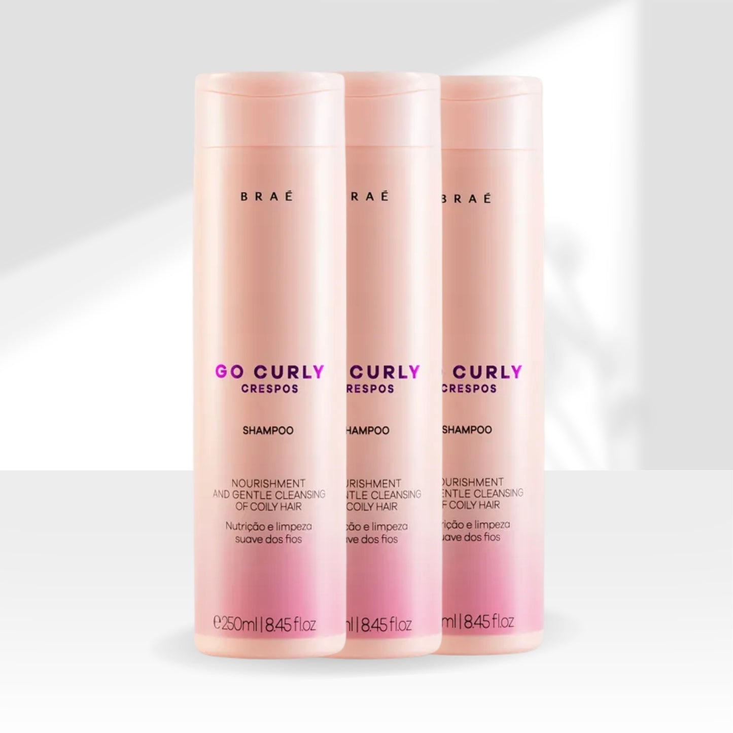 Kit Braé Go Curly Crespos 3 Shampoo 250 ml