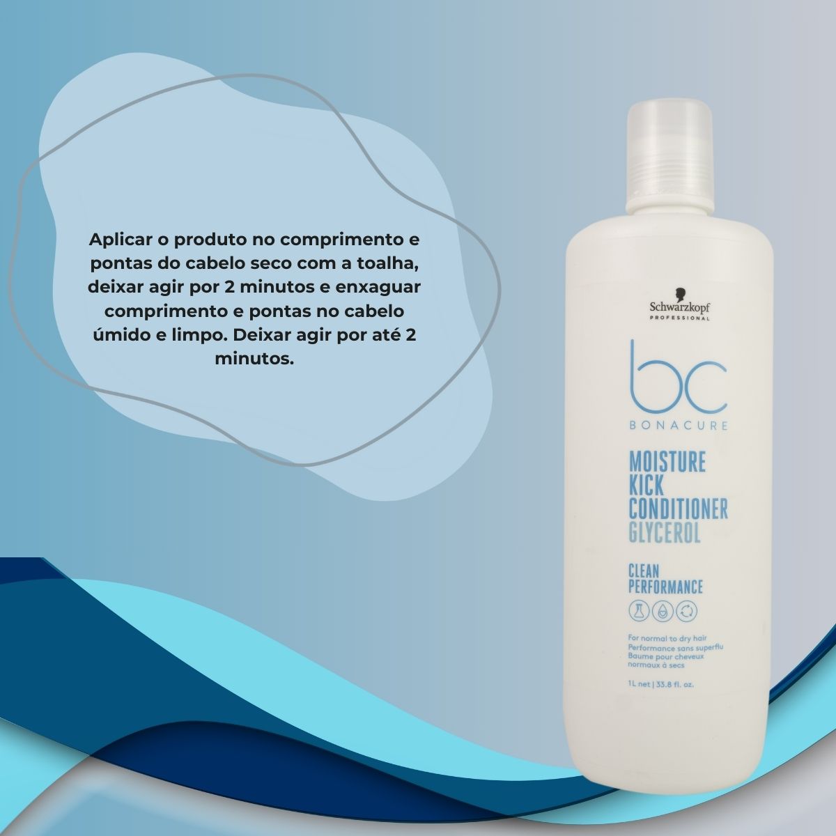 Condicionador Schwarzkopf Moisture Kick 1 Litro