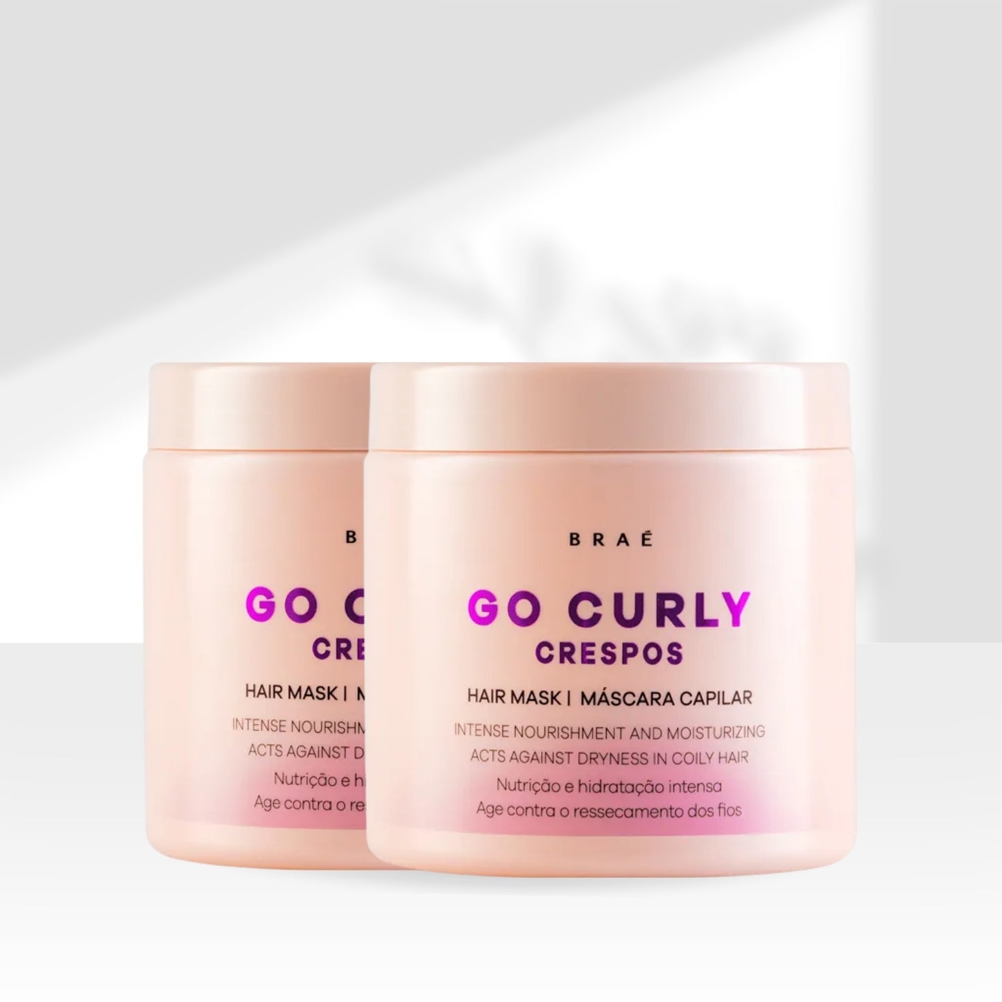 Kit Braé Go Curly Crespos 2 Máscara Capilar 500 g