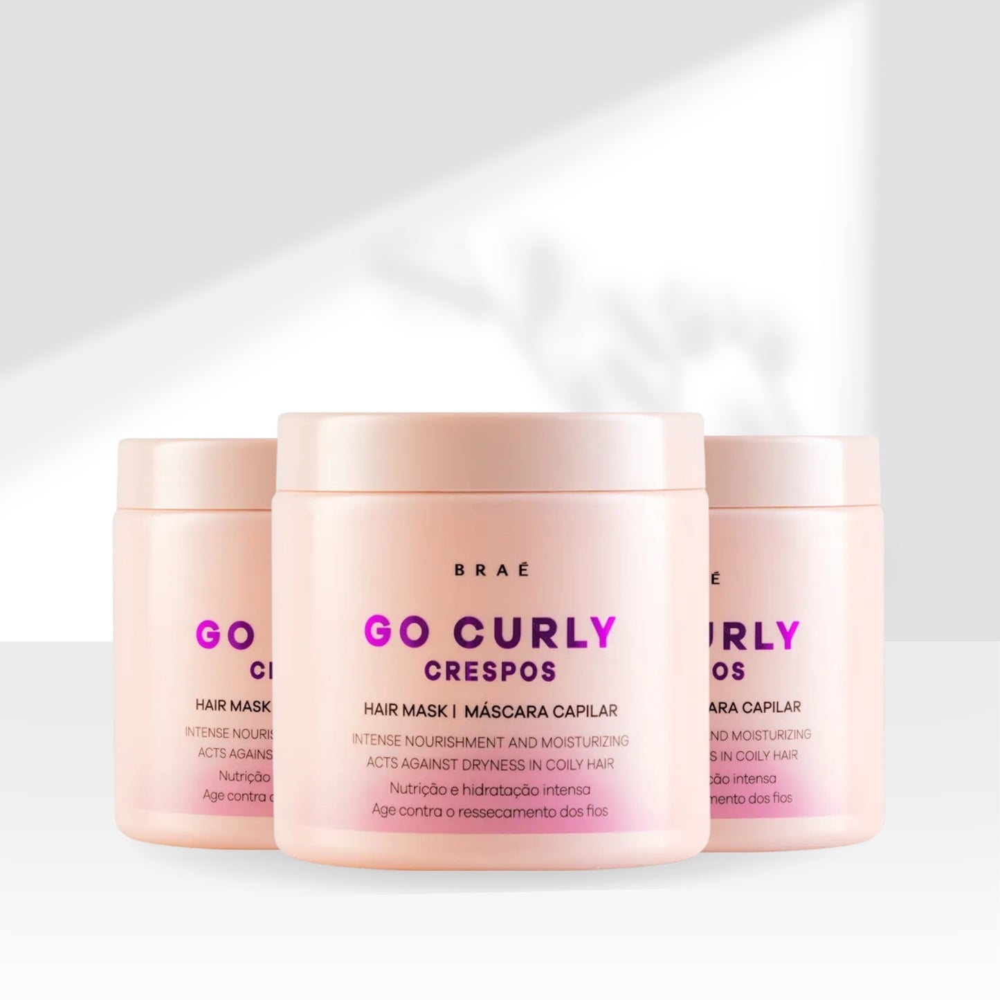 Kit Braé Go Curly Crespos 3 Máscara Capilar 500 g