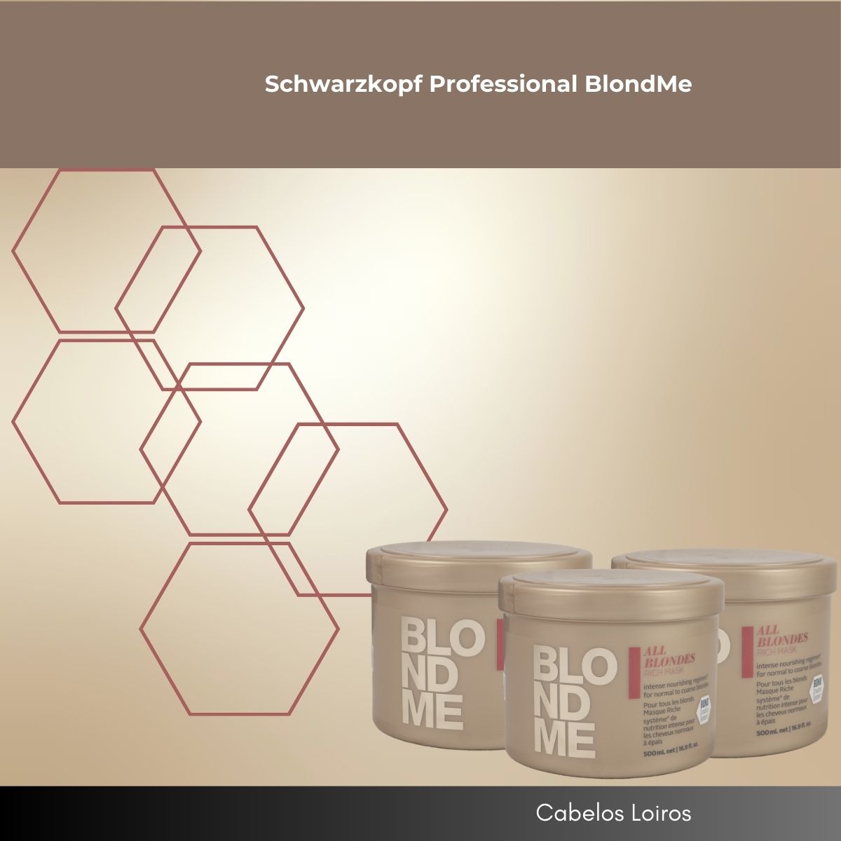 Kit Schwarzkopf BlondMe 3 Máscara 500 ml