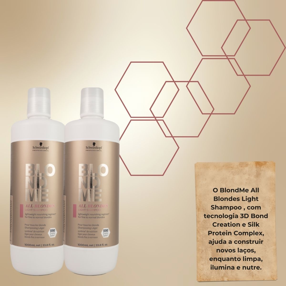 Kit Schwarzkopf BlondMe Light 2 Shampoo 1 Litro