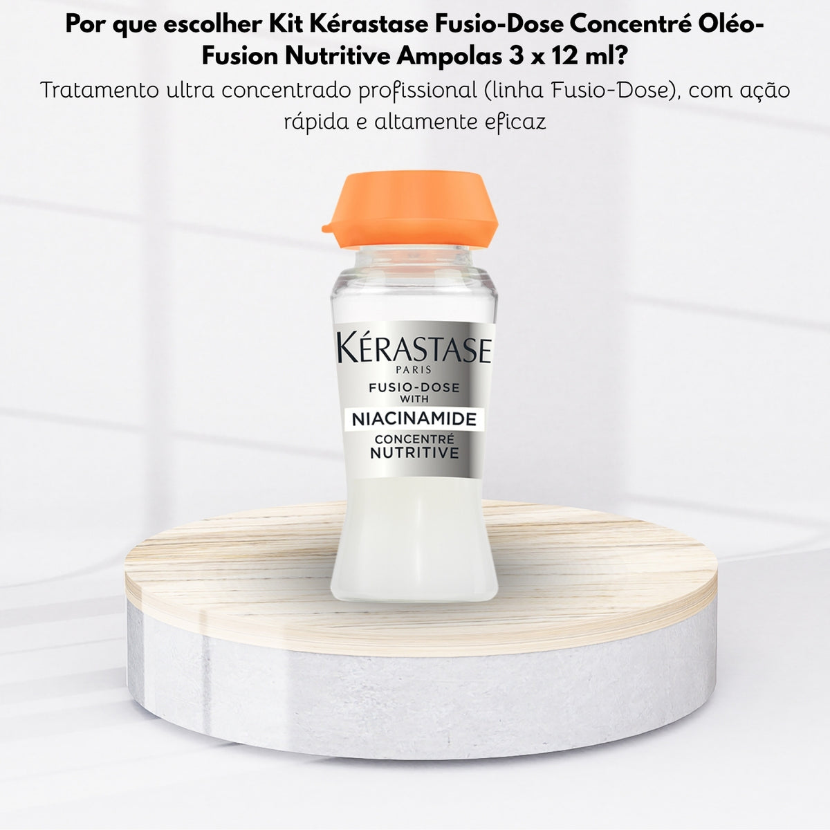 Kit Kérastase Fusio-Dose Concentré Oléo-Fusion Nutritive Ampolas 3 x 12 ml