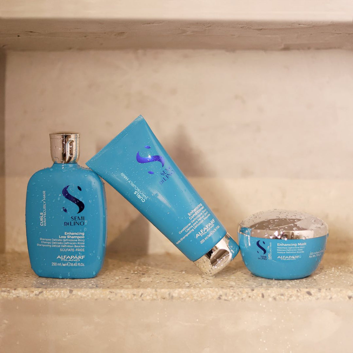 Kit Alfaparf Semi di Lino Curls Home Care (2 Produtos)