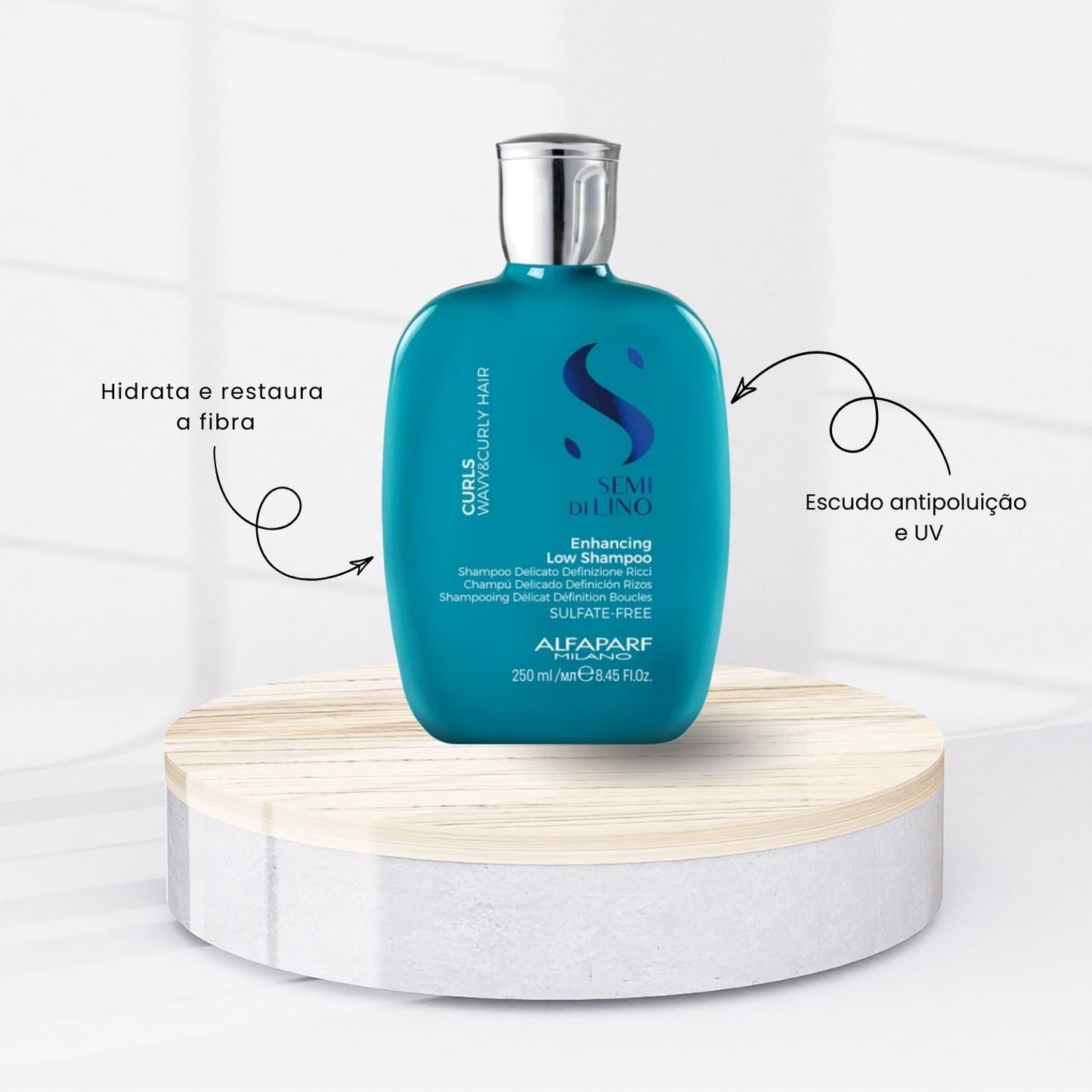 Kit Alfaparf Semi di Lino Curls Home Care (4 Produtos)