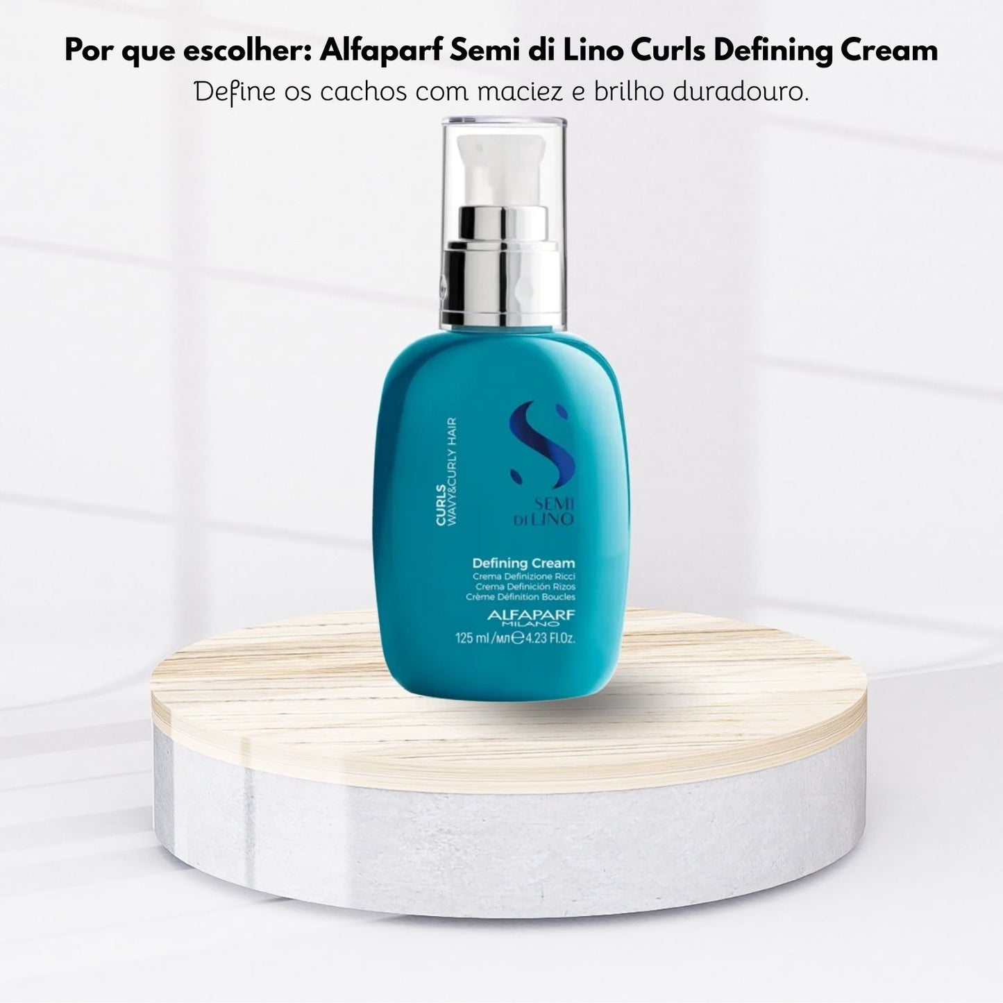 Kit Alfaparf Semi di Lino Curls Home Care (4 Produtos)