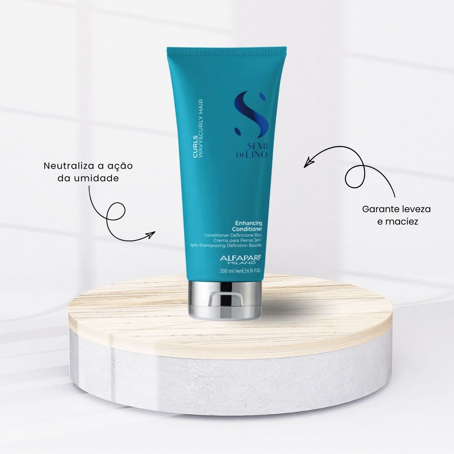 Kit Alfaparf Semi di Lino Curls Home Care (4 Produtos)