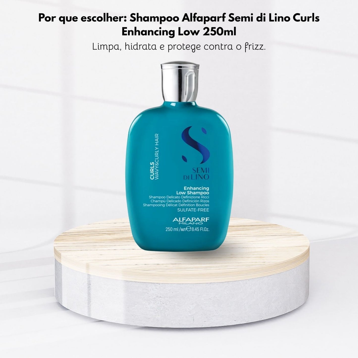 Kit Alfaparf Semi di Lino Curls Home Care (4 Produtos)