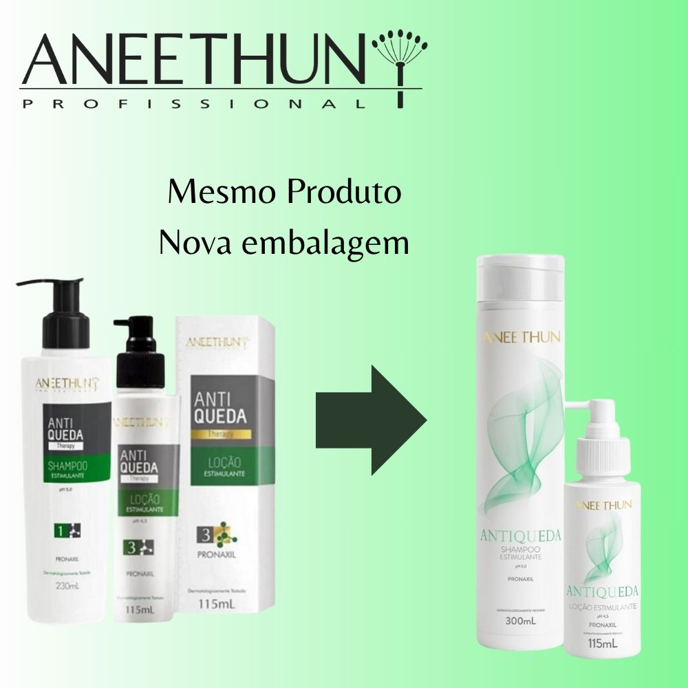 Kit Aneethun AntiQueda Shampoo 230 ml + Loção Estimulante 115 ml
