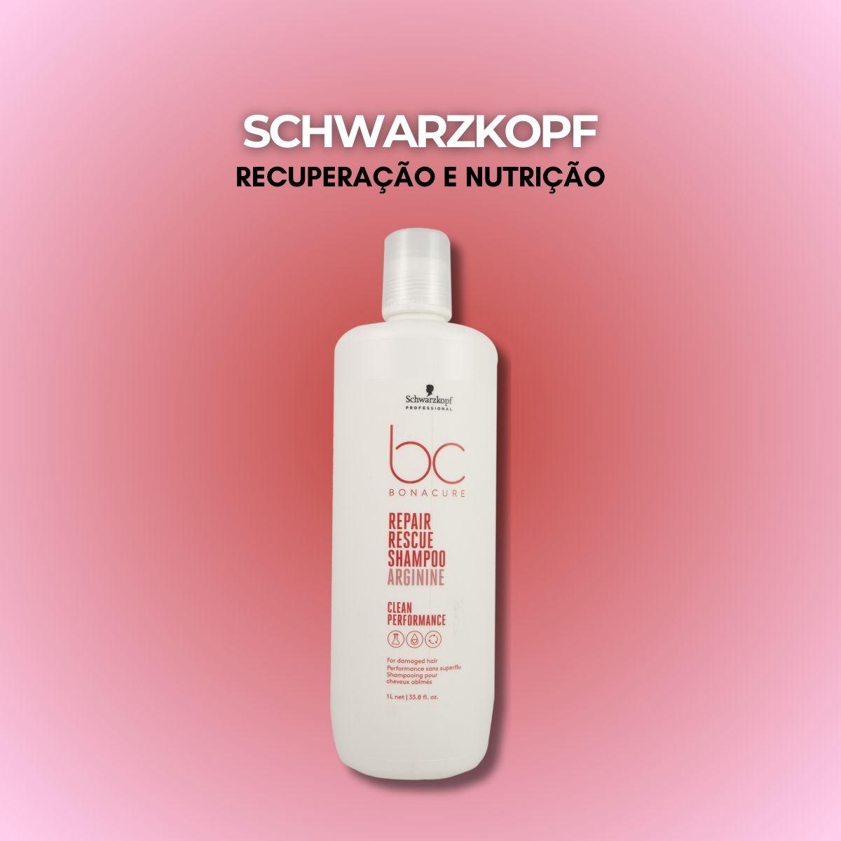 Shampoo Schwarzkopf Repair Rescue 1 Litro