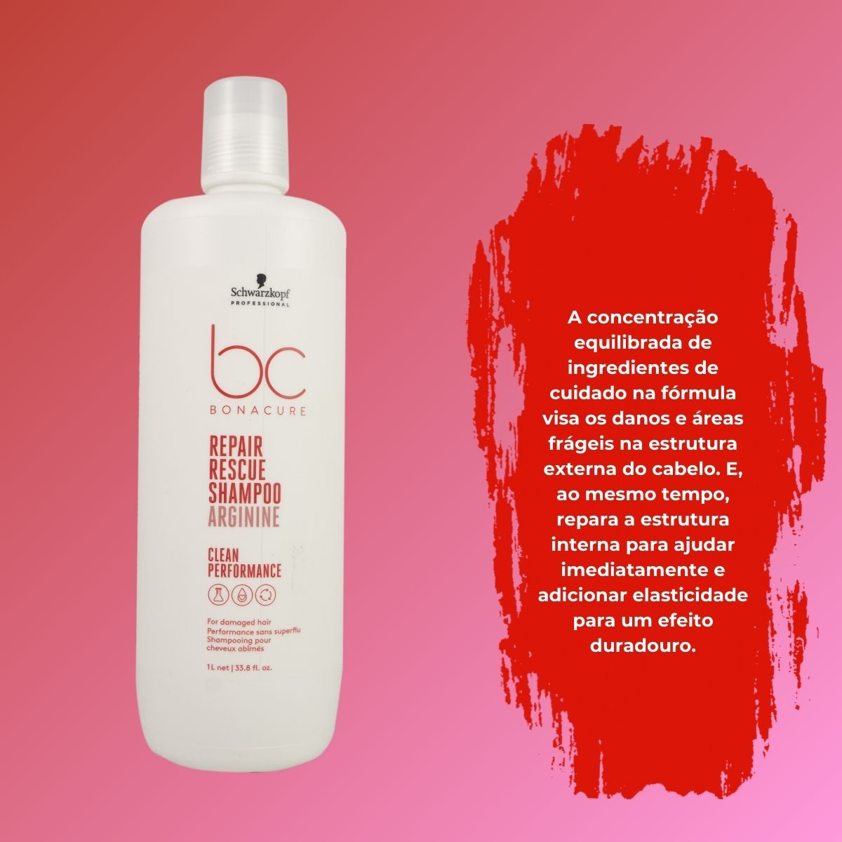 Shampoo Schwarzkopf Repair Rescue 1 Litro