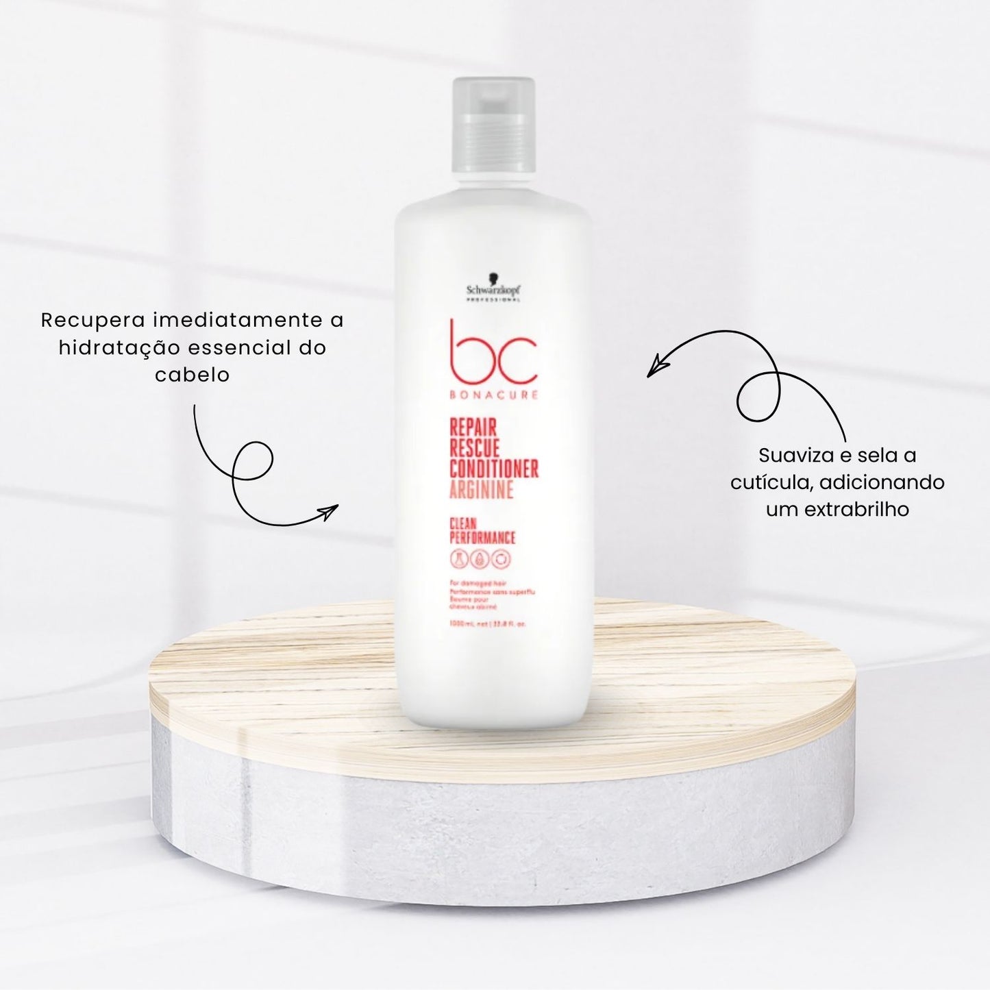Kit Schwarzkopf Repair Rescue Shampoo e Condicionador 1 Litro