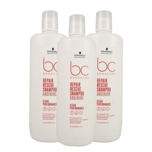 Kit Schwarzkopf Repair Rescue 3 Shampoo 1 Litro