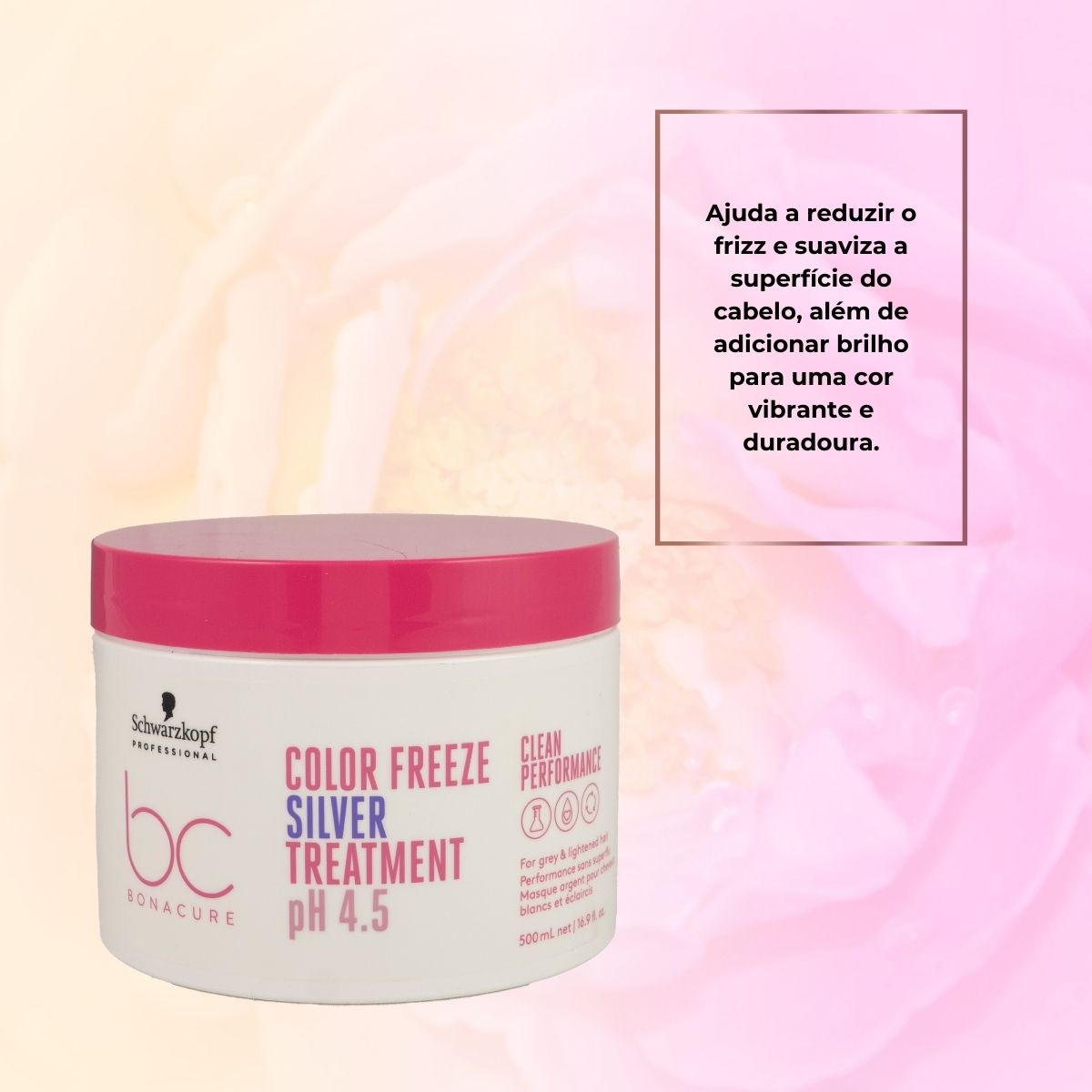 Máscara Schwarzkopf Color Freeze Silver pH 4.5 500 ml