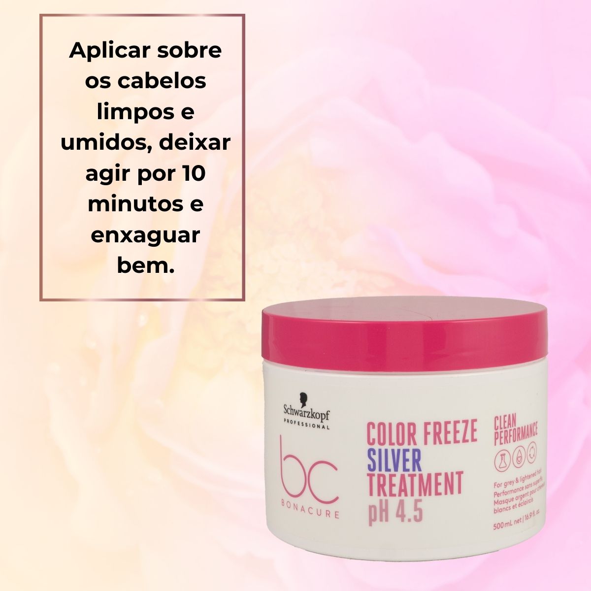 Máscara Schwarzkopf Color Freeze Silver pH 4.5 500 ml