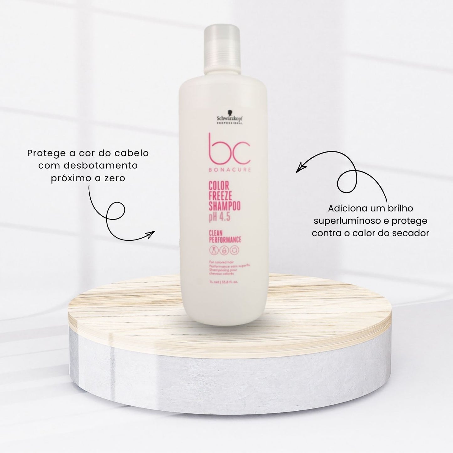 Shampoo Schwarzkopf Color Freeze pH 4.5 1 Litro