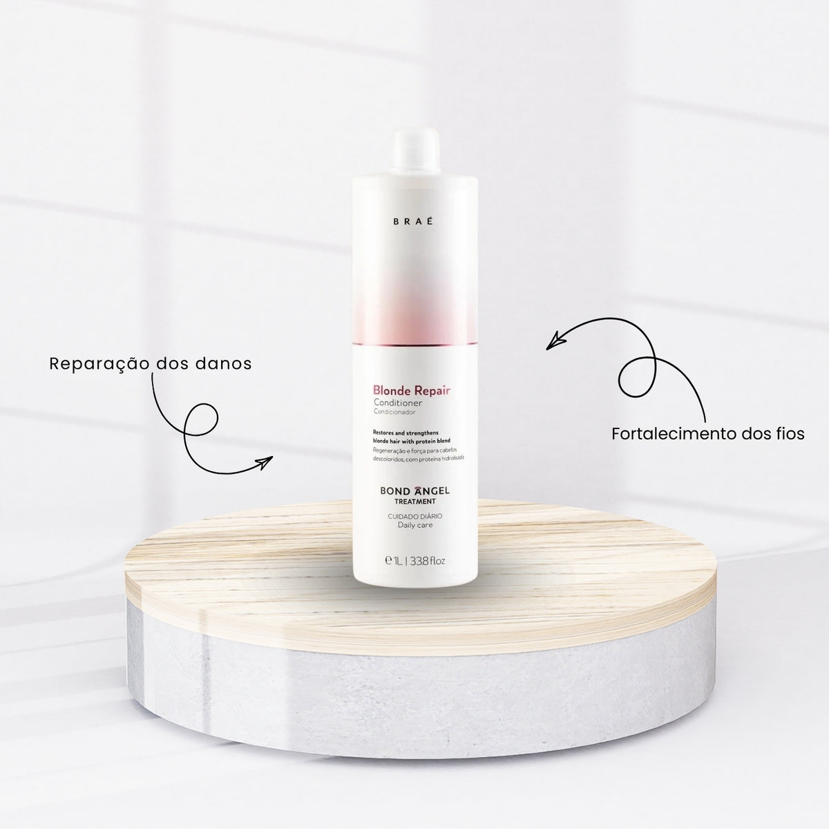 Condicionador Braé Blonde Repair Bond Angel 1 Litro