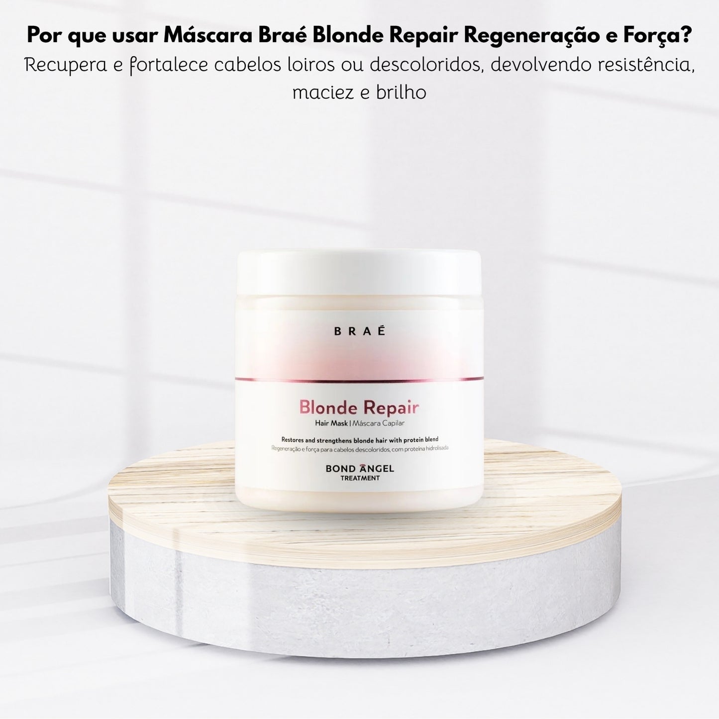 Máscara Braé Blonde Repair Regeneração e Força 500 g