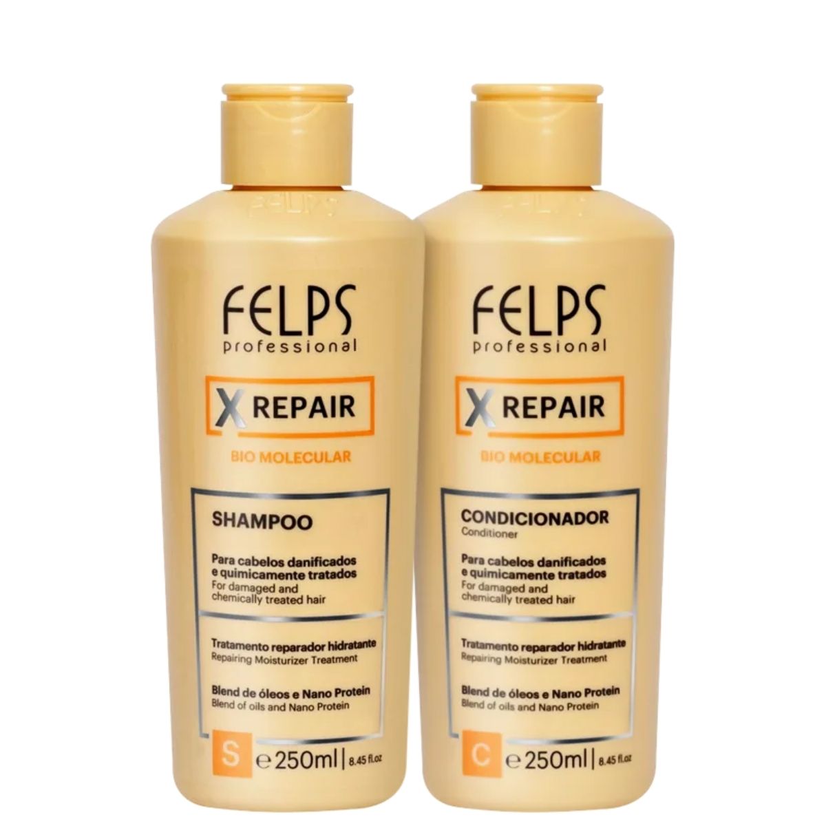 Kit Felps XRepair Shampoo + Condicionador 250 ml