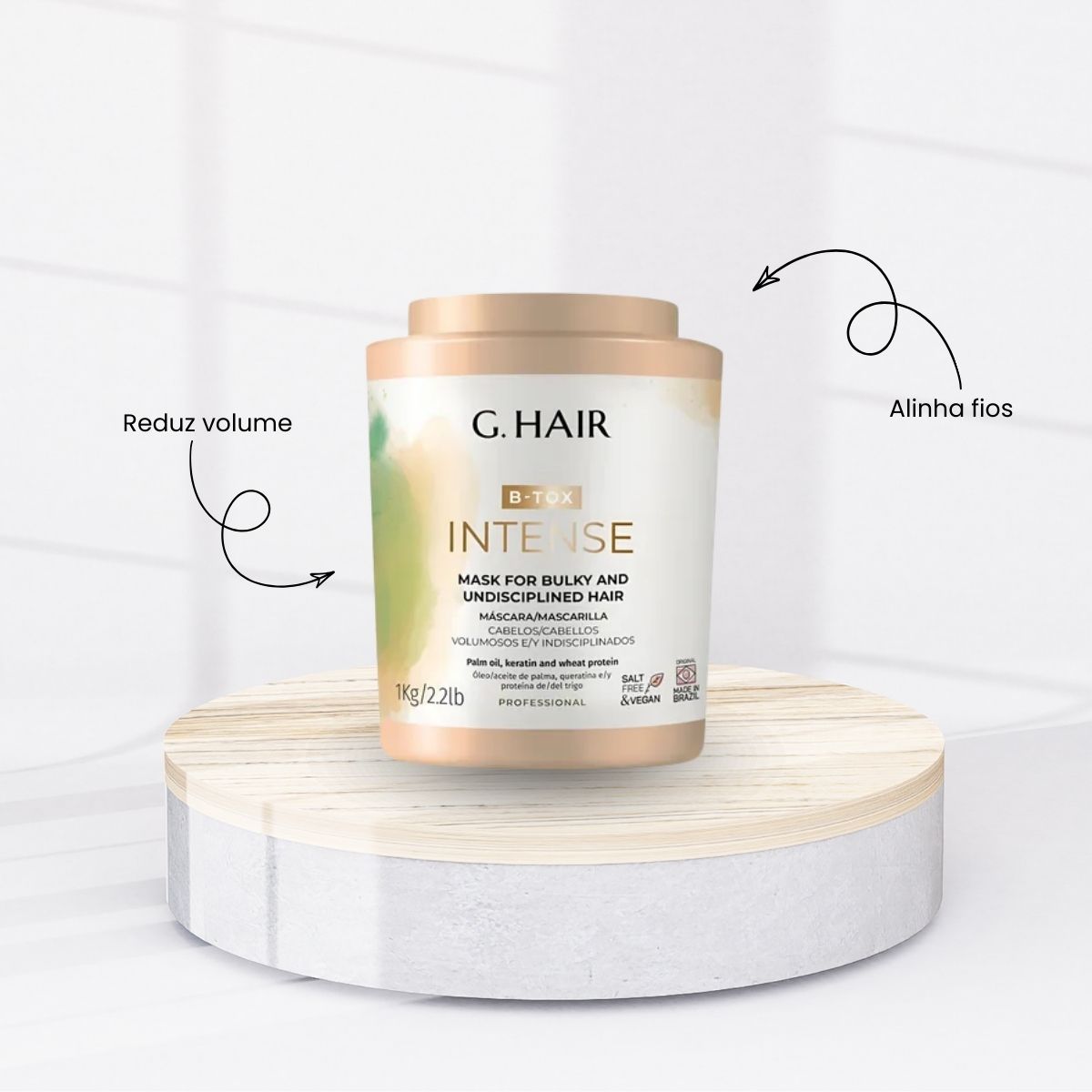 Botox Capilar Capilar G.Hair BTX Intense Máscara 1 Kg