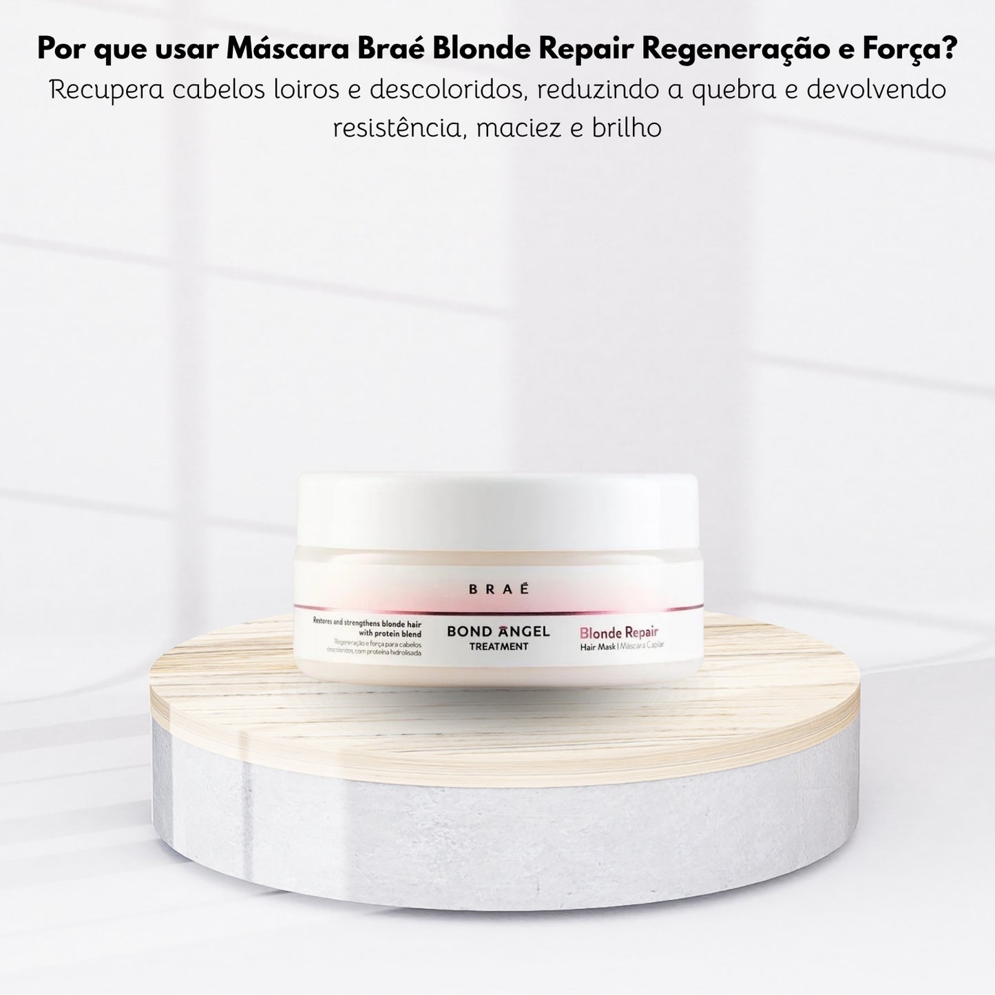 Máscara Braé Blonde Repair Regeneração e Força 200 g