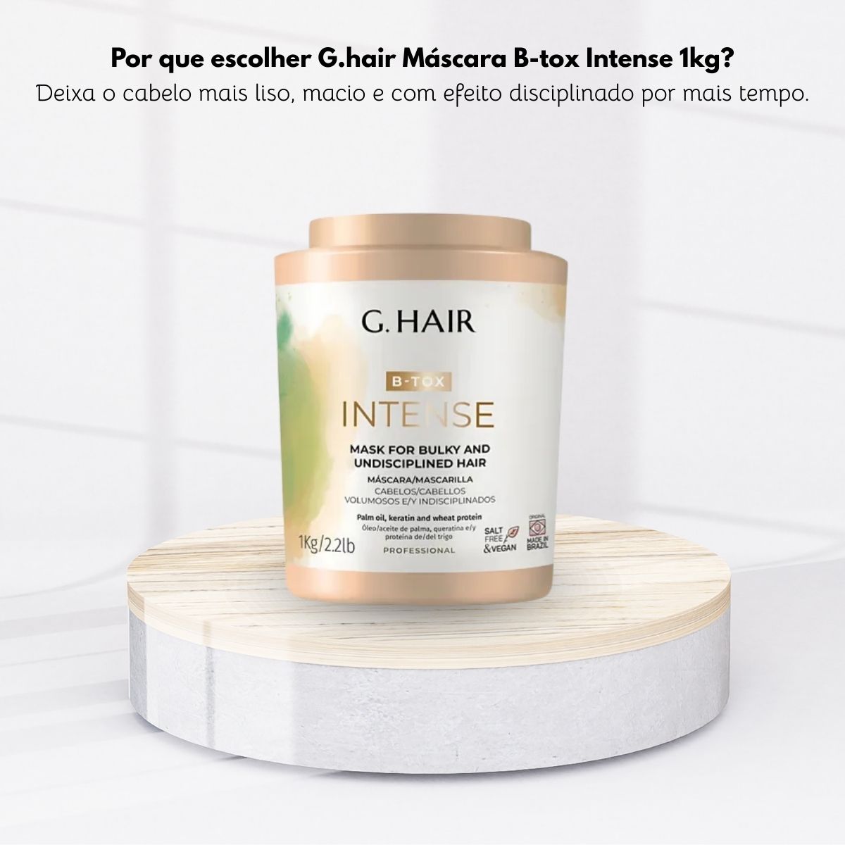 Botox Capilar Capilar G.Hair BTX Intense Máscara 1 Kg