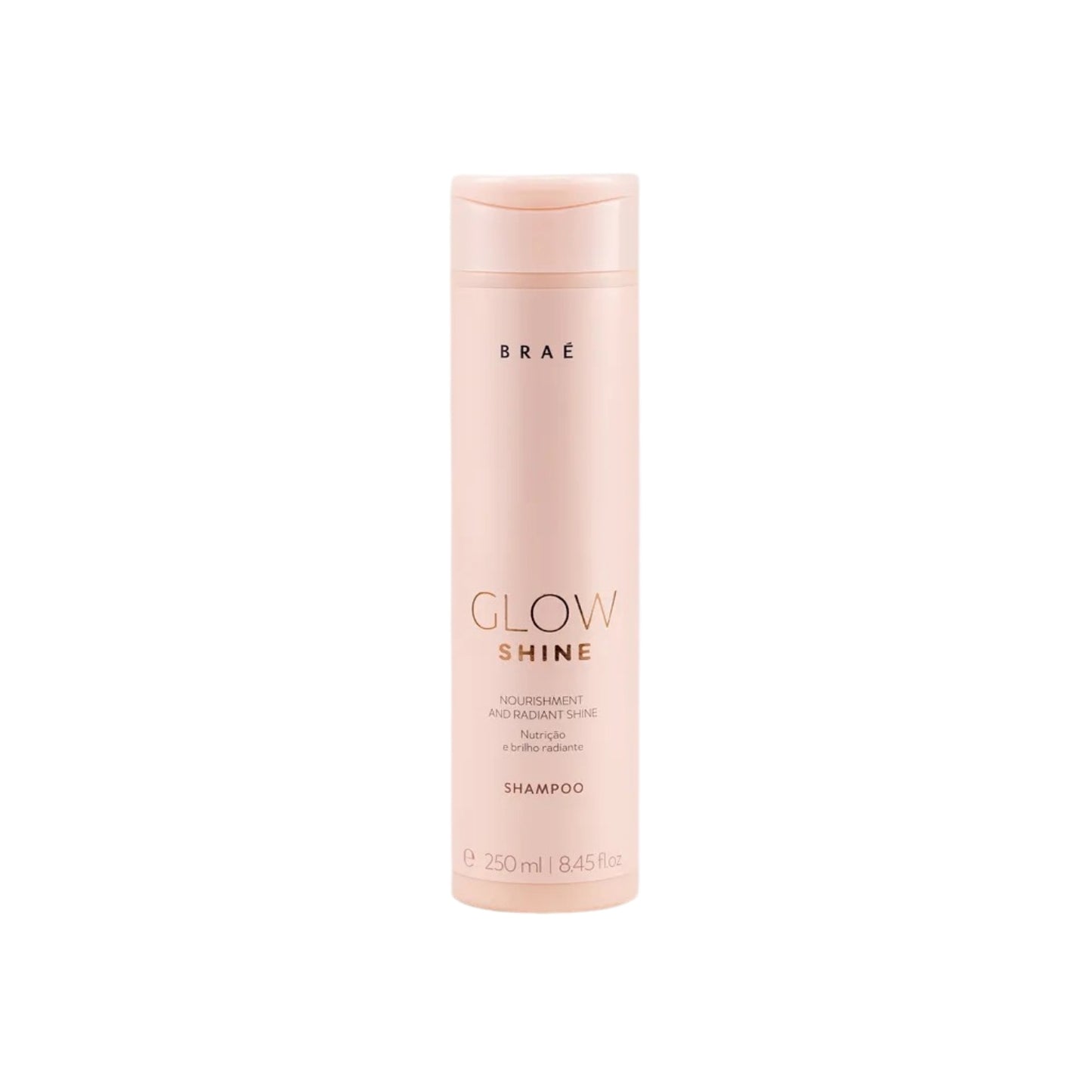 Shampoo Braé Glow Shine Nutrição e Brilho Shampoo Hidratante 250 ml
