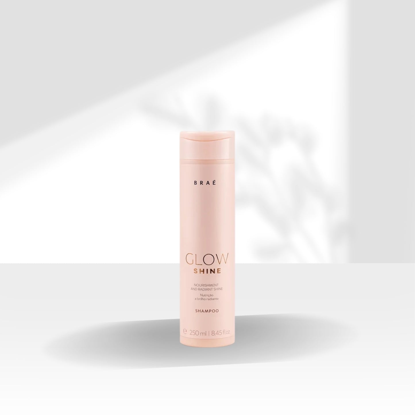 Shampoo Braé Glow Shine Nutrição e Brilho Shampoo Hidratante 250 ml