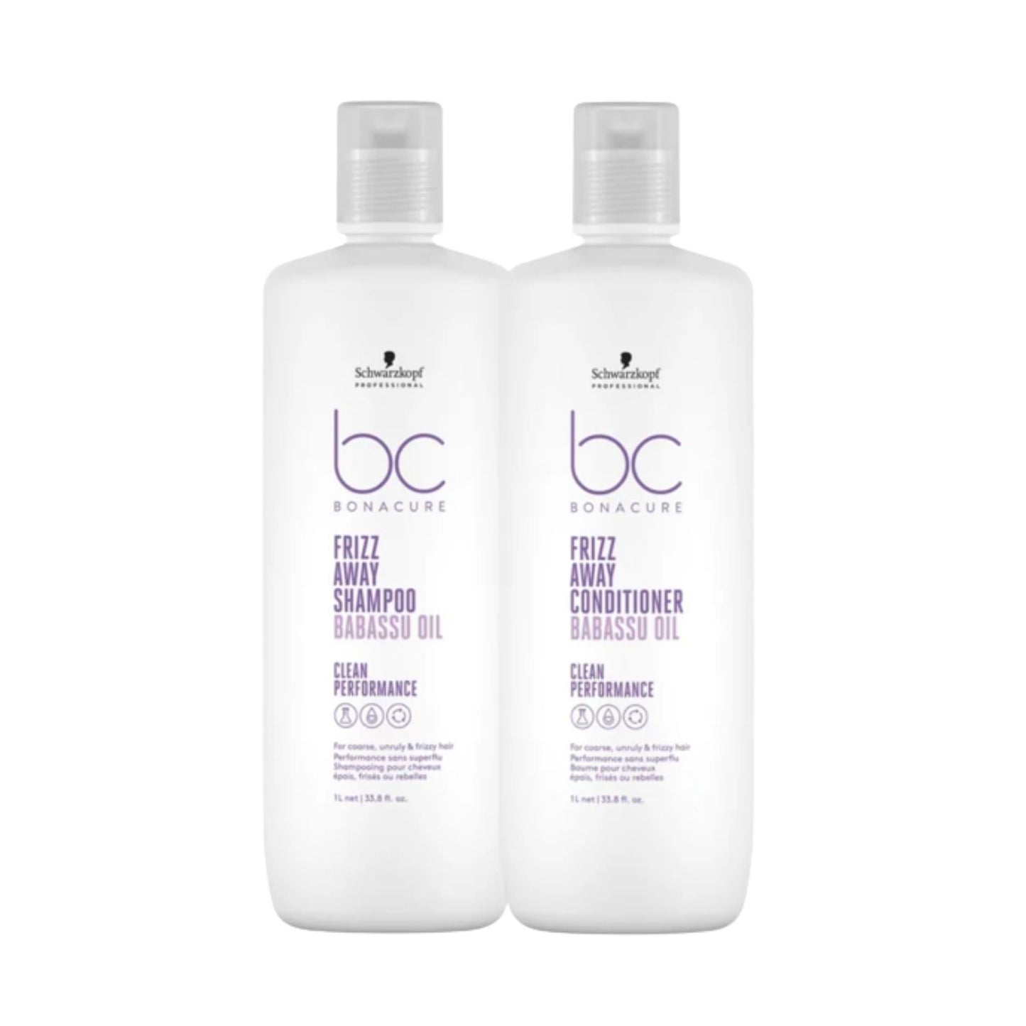 Kit Schwarzkopf Frizz Away Shampoo e Condicionador 1 Litro