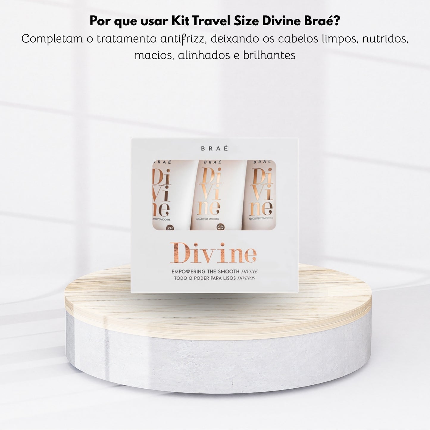 Kit Braé Divine Travel Size (3 Produtos) 60 ml
