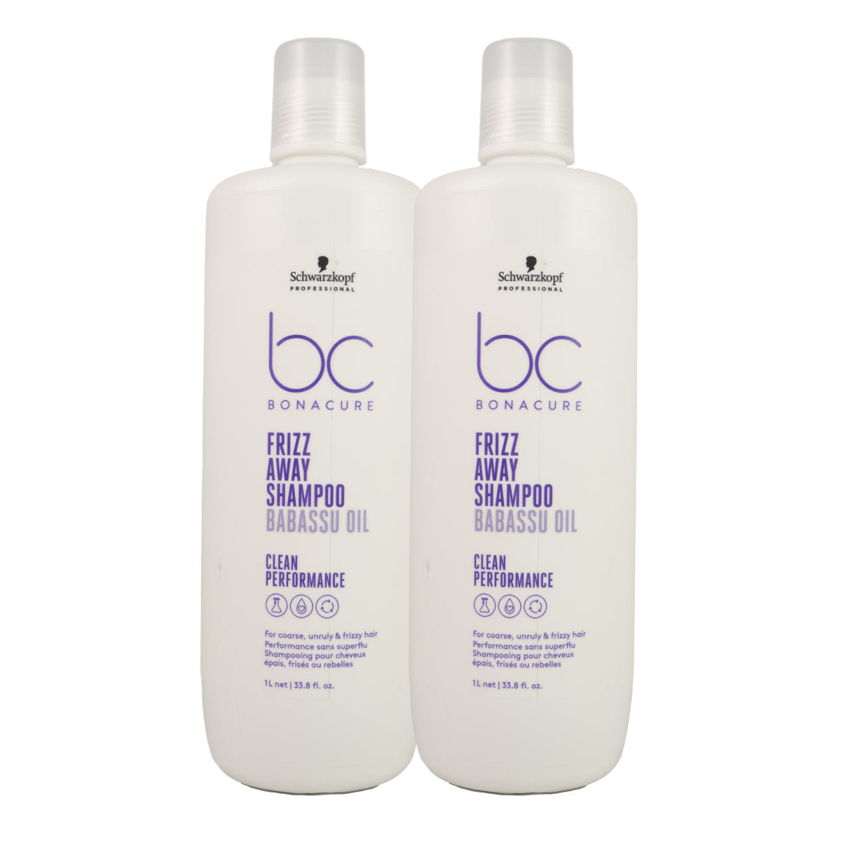 Kit Schwarzkopf Frizz Away 2 Shampoo 1 Litro