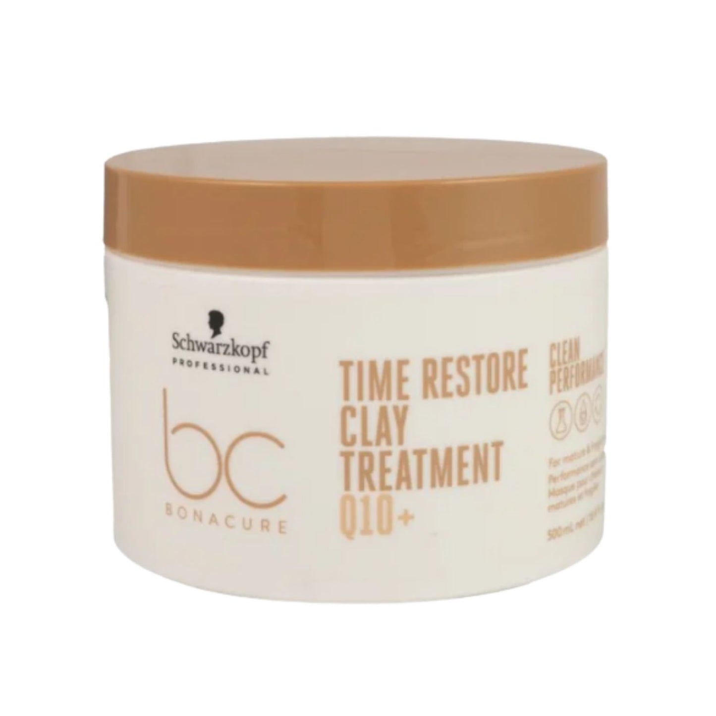 Máscara Schwarzkopf Time Restore Clay Q10+ 500 ml