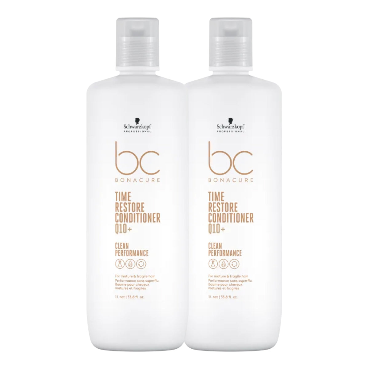 Kit Schwarzkopf Time Restore Q10+ 2 Condicionador 1 Litro