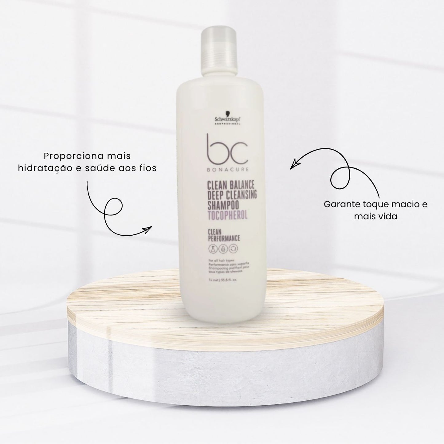 Shampoo Schwarzkopf Clean Balance Deep Cleansing 1 Litro