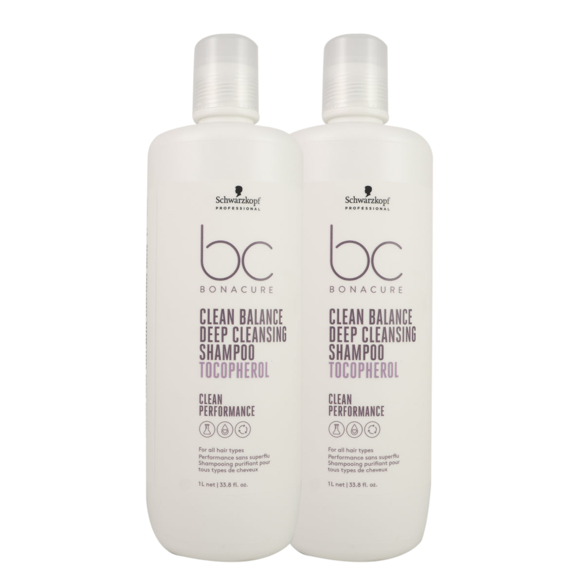 Kit Schwarzkopf Clean Balance 2 Shampoo 1 Litro
