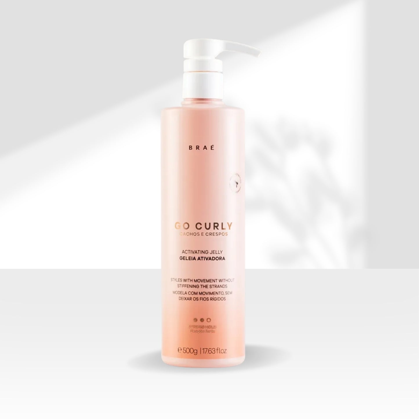 Leave-in Braé Go Curly Cachos e Crespos Geleia Ativadora para Cabelo Cacheado 500 g